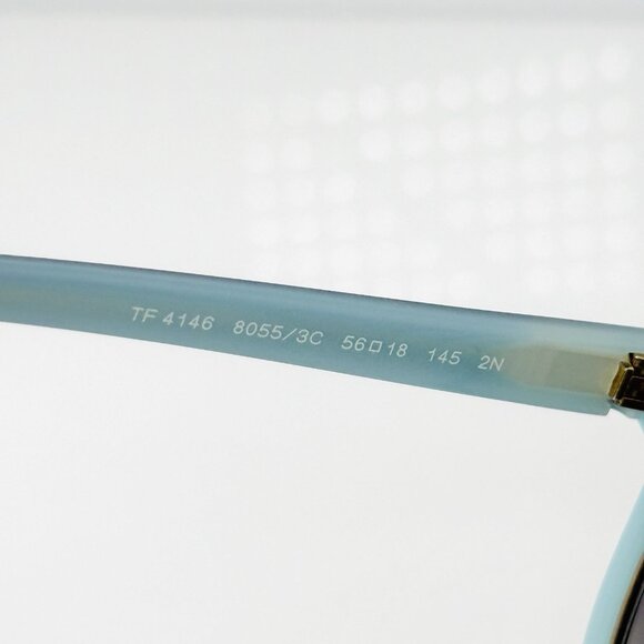 Tiffany & CO. 1837 Sunglasses Havana Blue Cat Eye Brown Lens TF4146 81343B main image 6